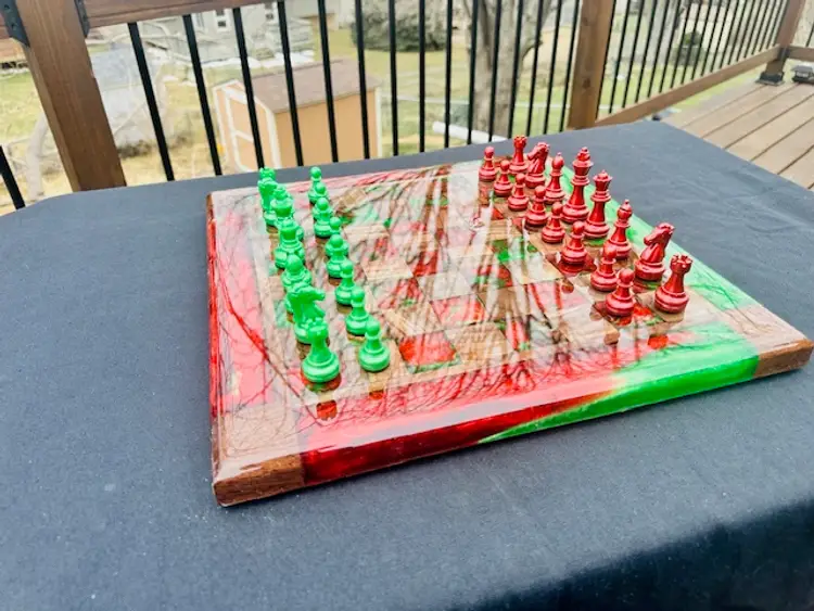 Christmas Inspired Chess/Checkers