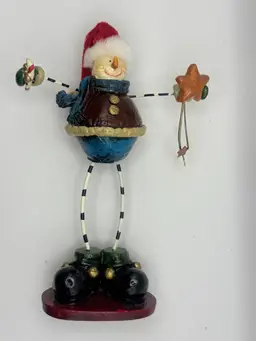 Fun Snowman Figurine 8”