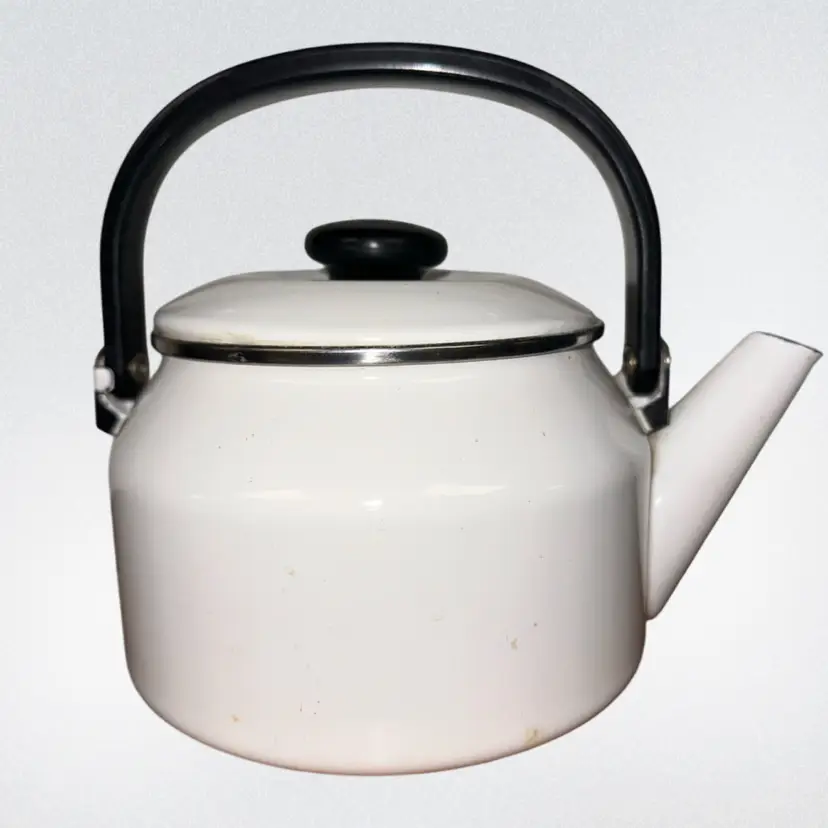 Enamelware Tea Kettle As Is