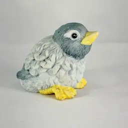 Cute Porcelain Bird Figurine