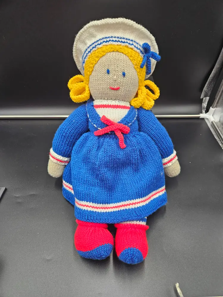 "Sailor Girl" double knit handmade doll using Jean Greenhowe pattern