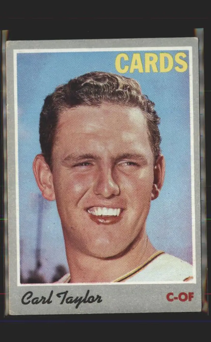 Carl Taylor 1970 Topps #76 - () - St. Louis Cardinals