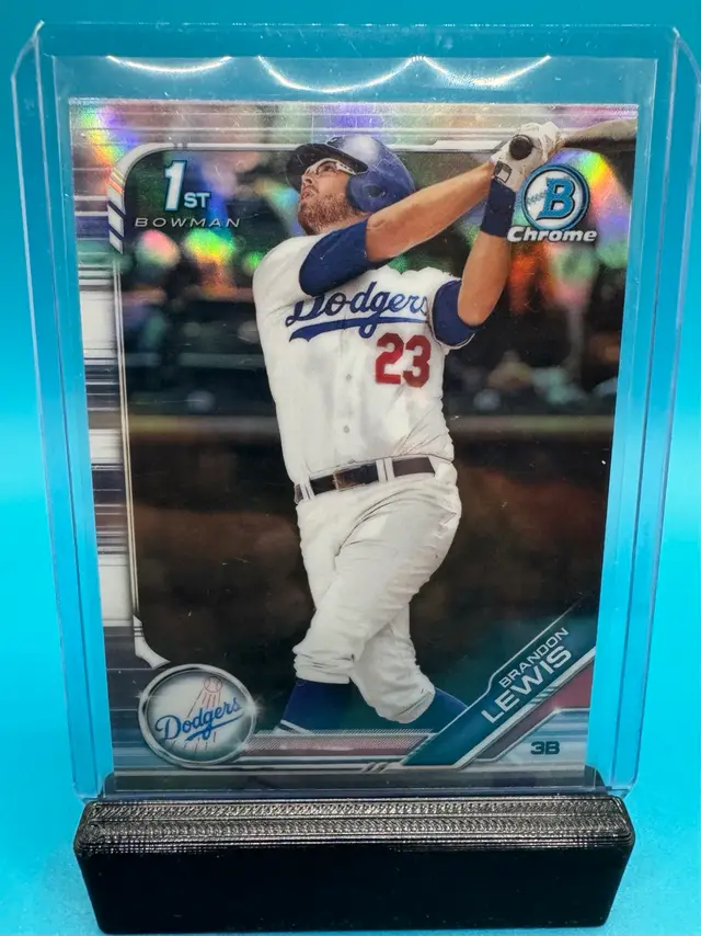 Brandon Lewis 1st Bowman Draft Refractor Los Angeles Dodgers