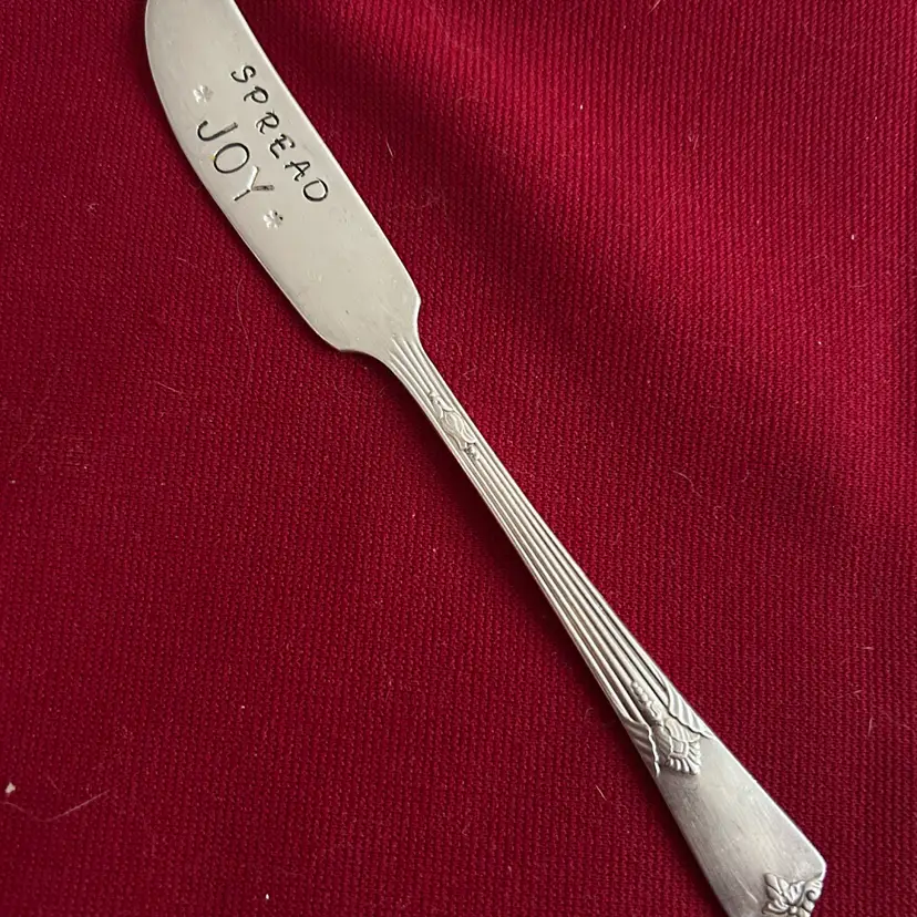 Vtg Guild-Cadence Flat Handle Butter Spreader Intl Silver Silverplate 1932 6.25”