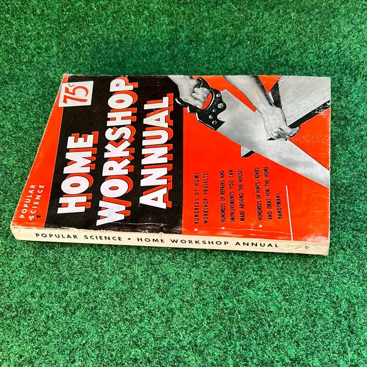 Vintage 1950 Popular Science Home Workshop Annual - Excellent