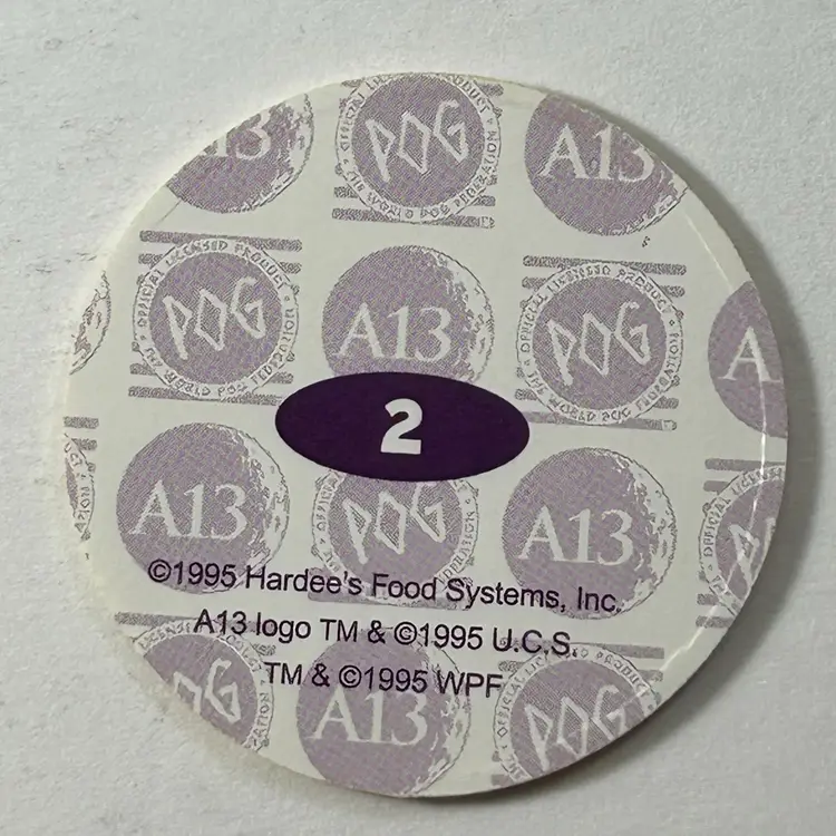 POGs Apollo 13 POG #2 All Systems Go A13 NASA Hardee's Food Service 1995 -  154
