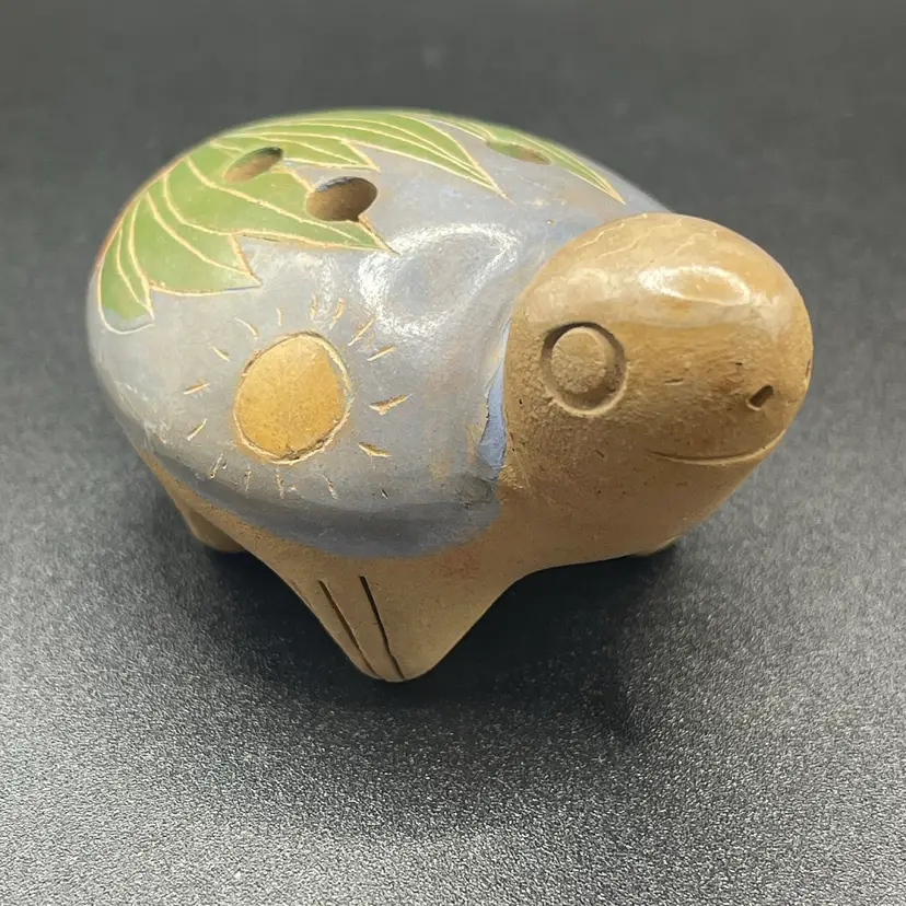 Pottery Turtle Whistle