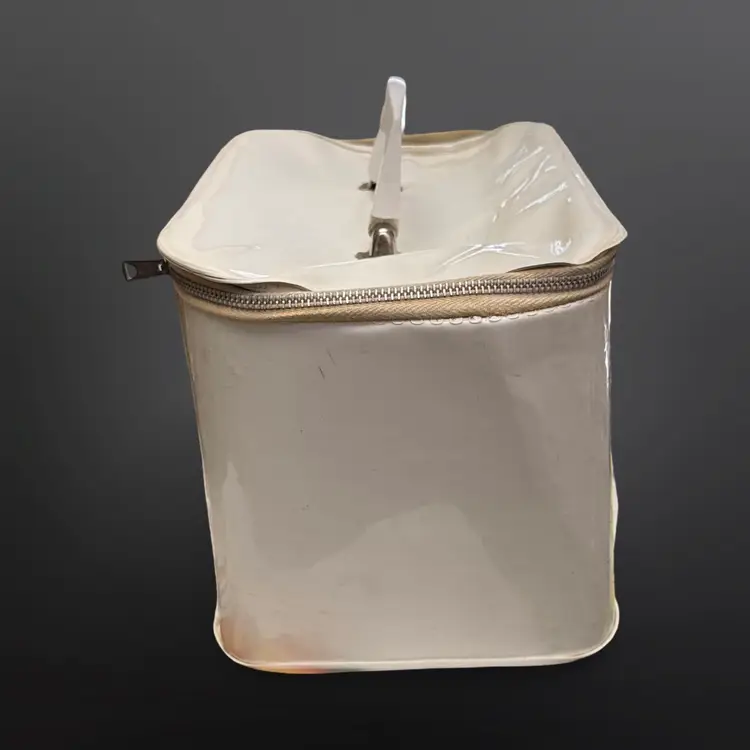 Vintage Barbie & Midge Travel Pals White Vinyl Carry Case With White Handle 1964