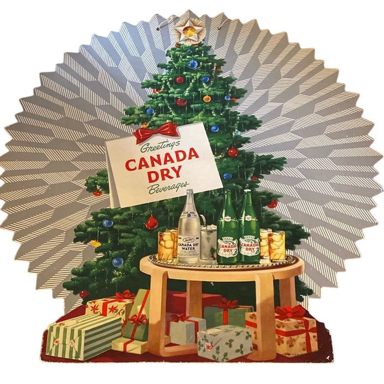 Vintage Advertising Canada Dry Store Hanging Display