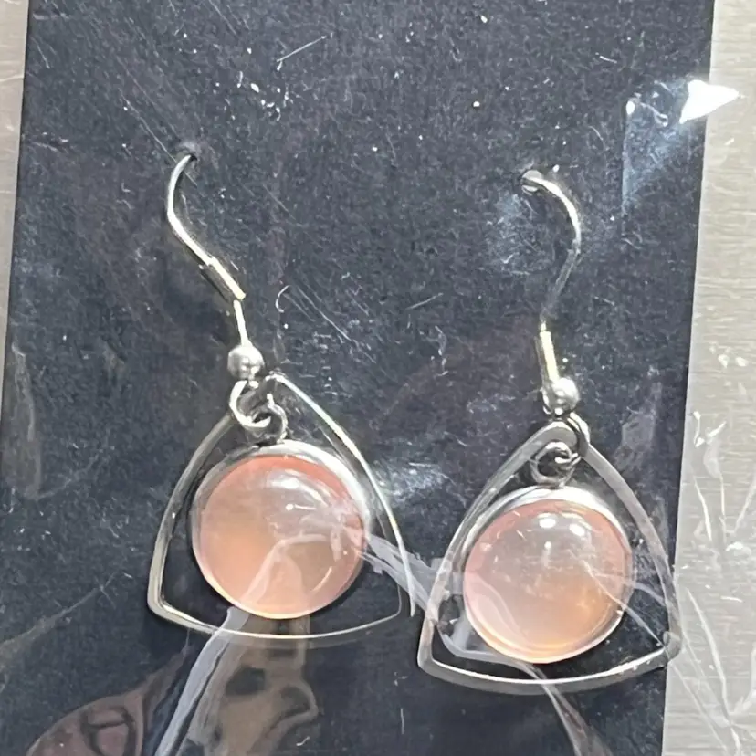 Dangle Moonstone Earring Handmade By Me As Pictured