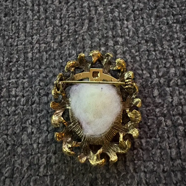 Embroidered Butterfly Brooch