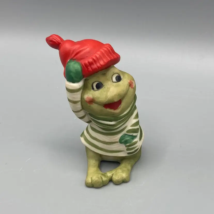 Vintage Enesco Miniature 1979 Suzy's Zoo Frog Figurine