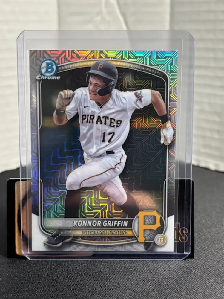 KONNOR GRIFFIN 2025 Bowman Chrome Mega Mojo Refractor #BCP86 Pirates A1241