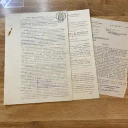 Vintage French Documents
