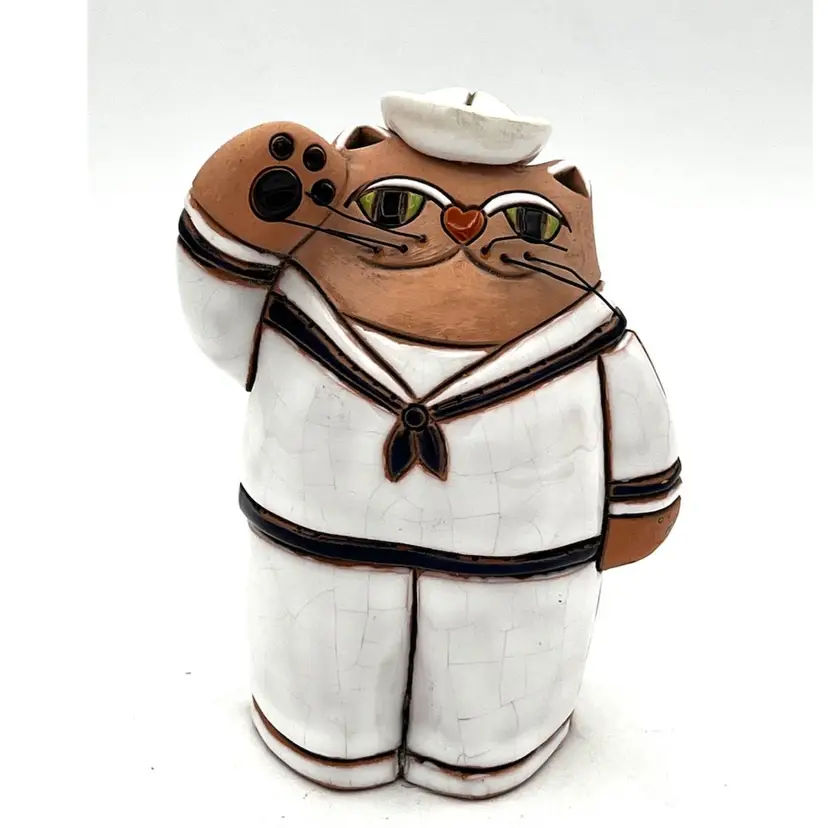 Cat: Rinconada Sailor Cat Signed By Olga 🐱🛟