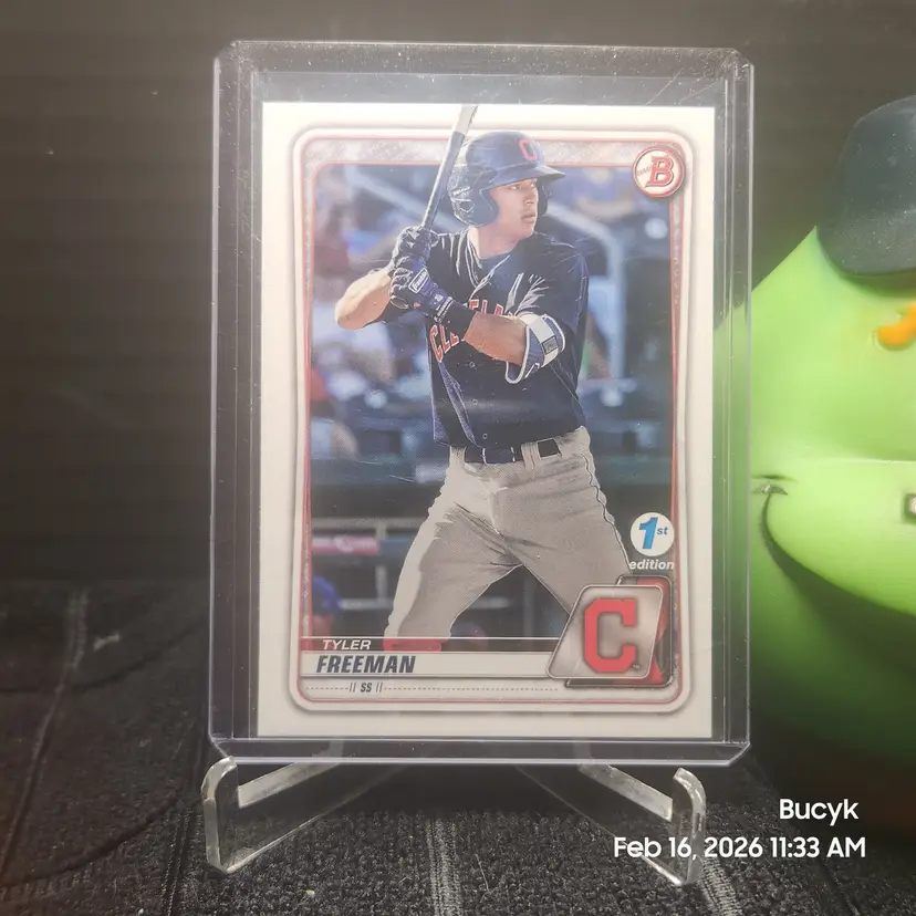 2020 Bowman 1st Edition - Tyler Freeman Cleveland Guardians