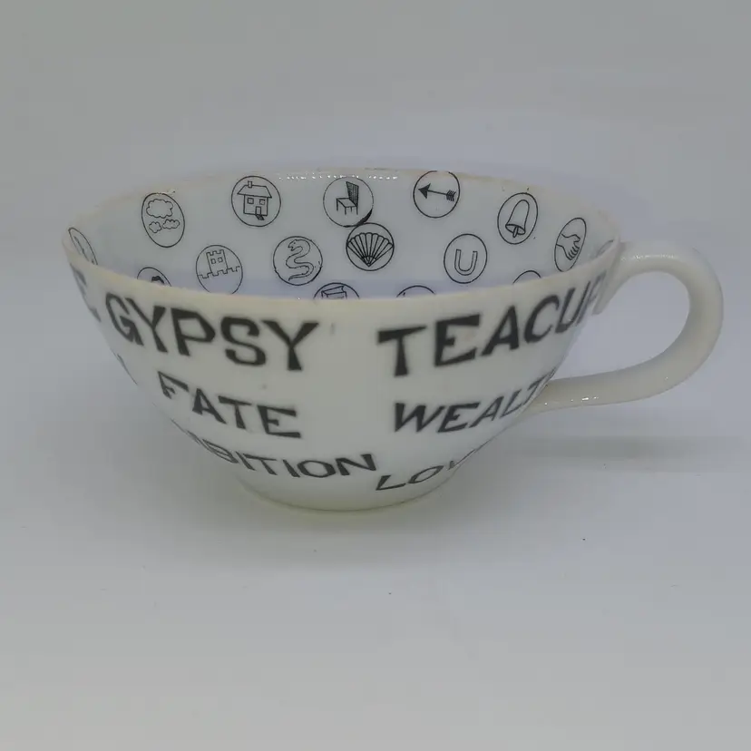 RARE 1959 THE GYPSY TEACUP By ORIGINALITY PLUS Tea-Leaf-Reading Cup
