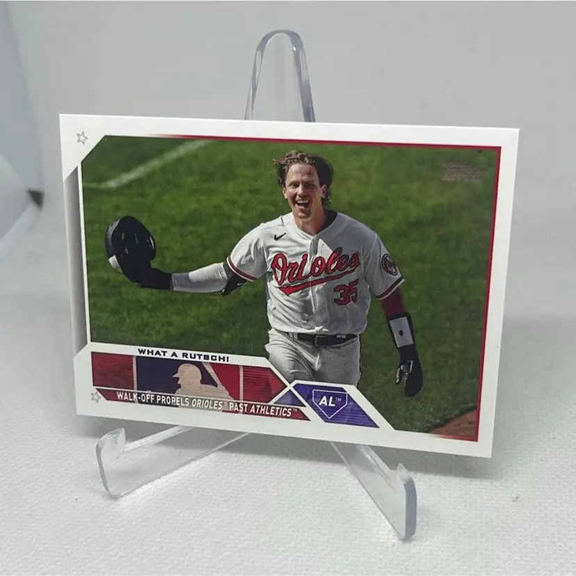 2023 topps update checklist adley rutschman us7 Baltimore Orioles