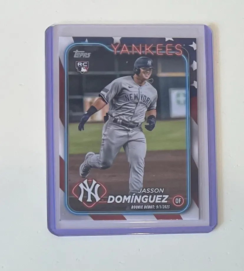 Jasson Dominguez RC Independence Day /76 New York Yankees