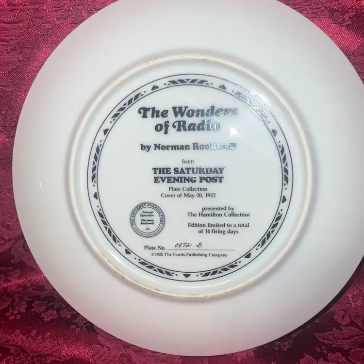 Norman Rockwell Plate