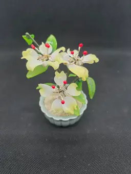 Mini Faux Jade/glass bonzi tree