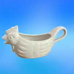 Godinger  Porcelain Rooster/Chicken Gravy Boat