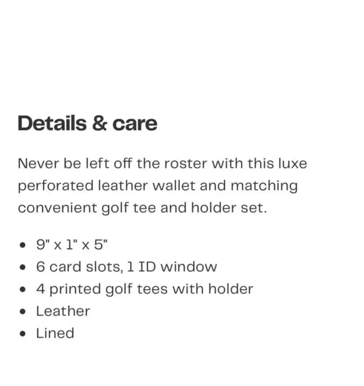 Lot of 31 New in giftbox Robert Graham leather Wallet with 4 pack golf tees