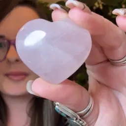 Rose Quartz Heart