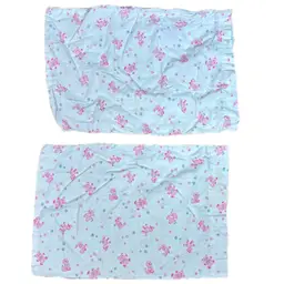 Vintage White Pink Animal Small Throw Pillow Cover Set Pillowcase Cutter Fabric