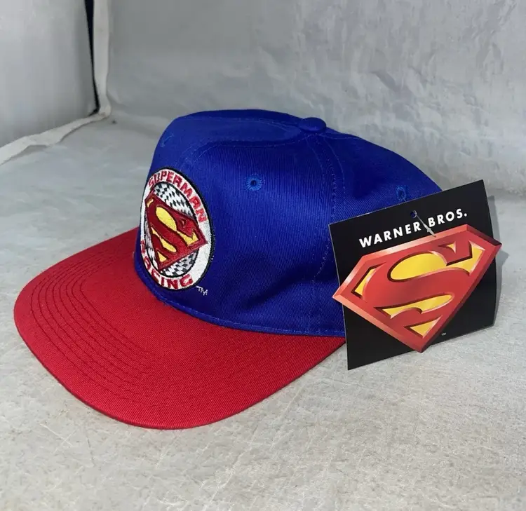 Deadstock Snapback Superman Racing Jeff Gordon Hat 1999 NASCAR Cap NOS