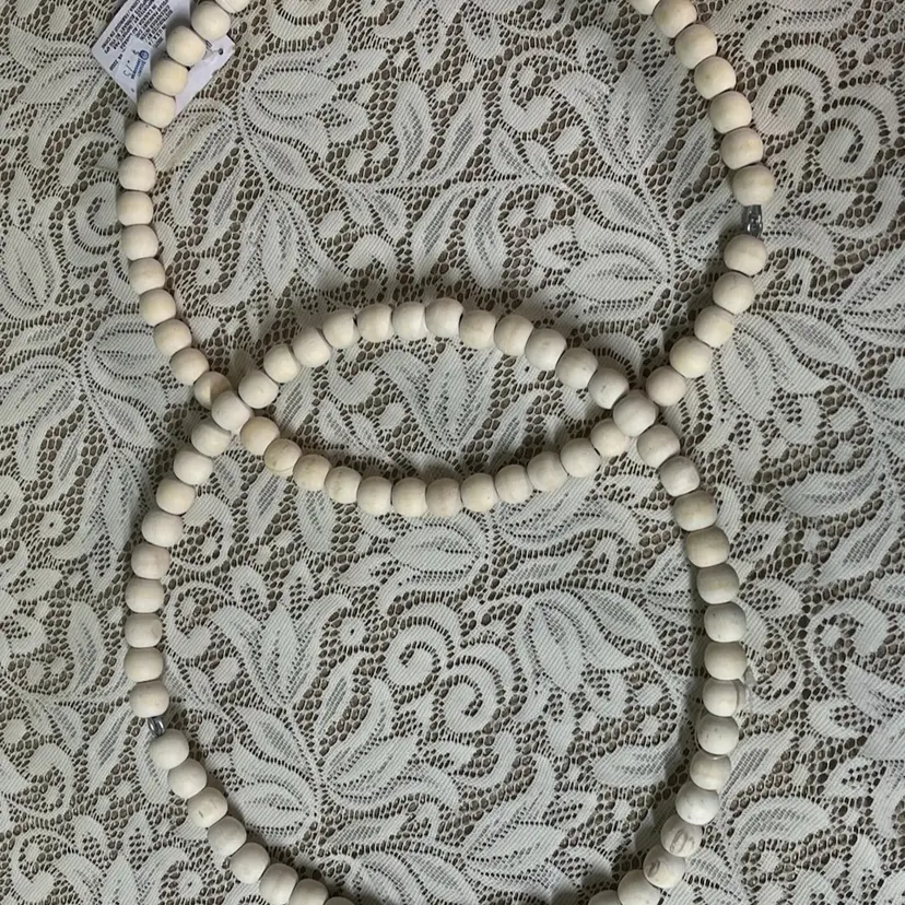 (2) Wooden Bead Wreath Forms