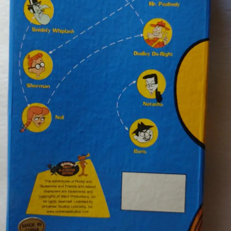 Adventures Of Rocky And Bullwinkle Vintage Organizer Licensed Diary Notes 1980's