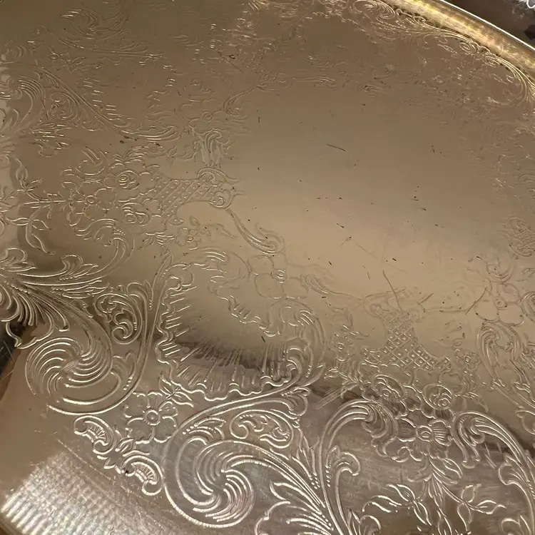 Vintage International Solid Brass Giftwares Tray