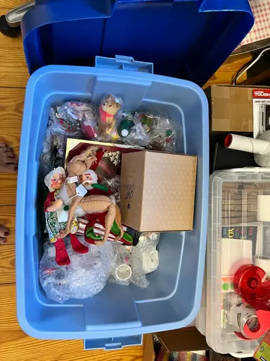 Christmas Shiny Brites And Glass Candies