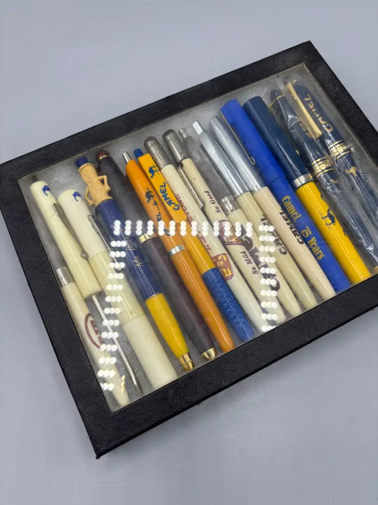 Collection of 15 Vintage Camel promo pens