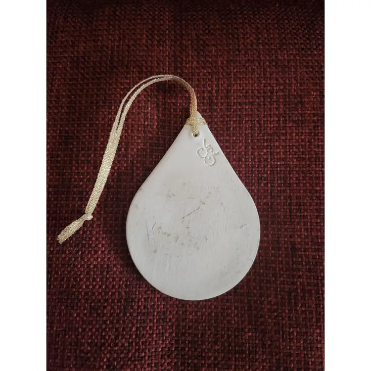 Jen Stein Cardinal Ceramic Ornament - signed