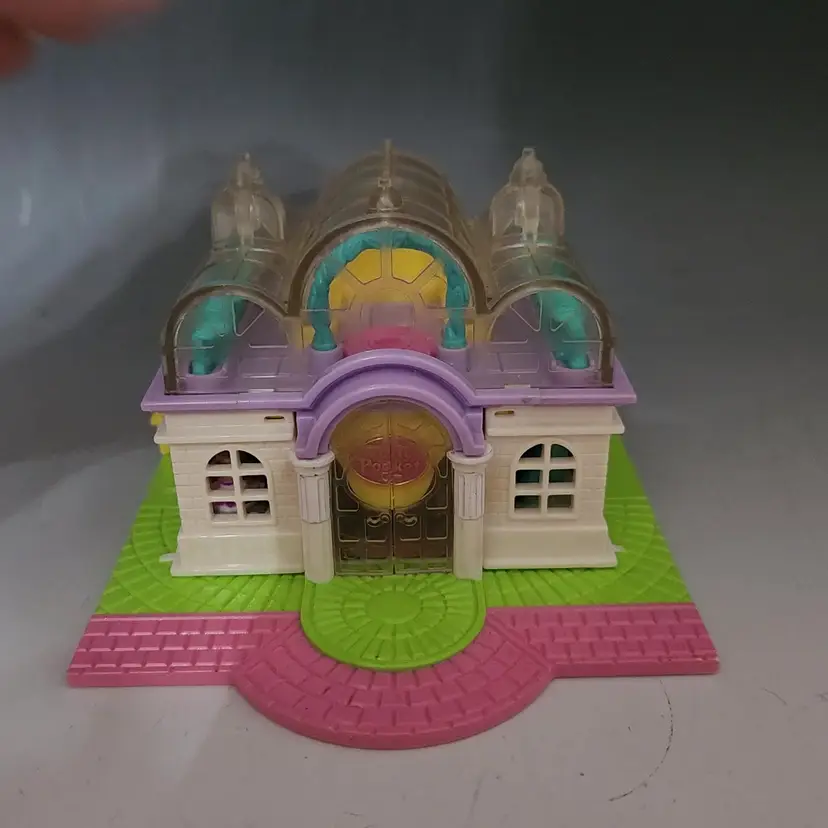 Light Up Bridal Salon Set w 5 Pieces Vintage Polly Pocket Bluebird Playset 1994 WORKS