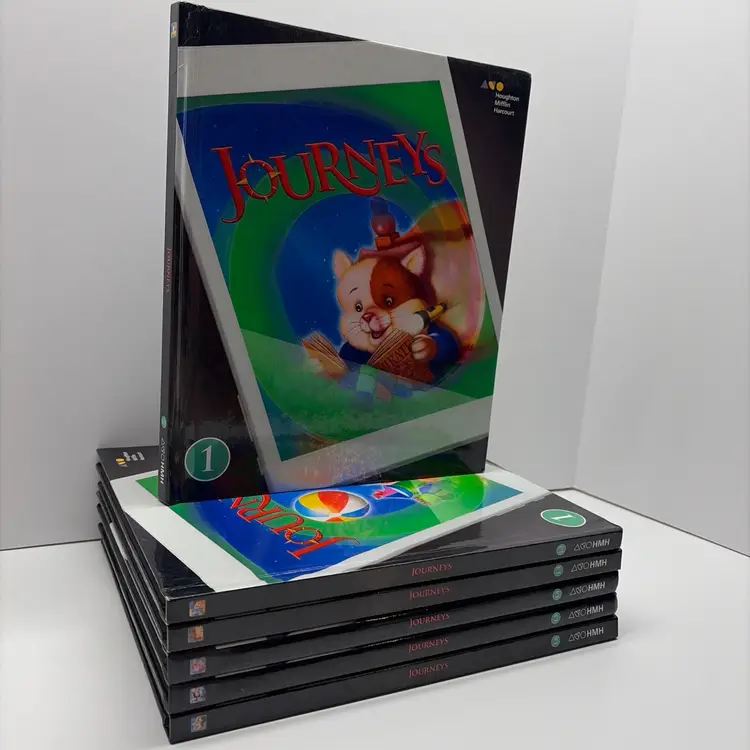 Journeys 1 Complete Set Of Student 2017 First Grade Reading Textbooks By Houghton Mifflin HC