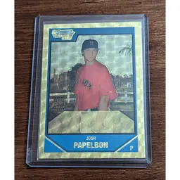 2006 Bowman Chrome Josh Papelbon Superfractor Boston Red Sox