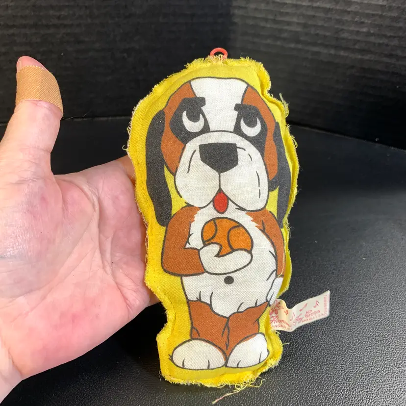 Vintage Romona Joy Corp Toy St. Bernard Dog