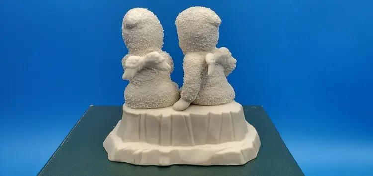 Vintage DEPT 56 Snowbabies 'This Will Cheer You Up' Christmas Decor