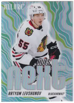 2025-26 Upper Deck Allure Hues Next #HN4 Artyom Levshunov Chicago Blackhawks Hockey Card