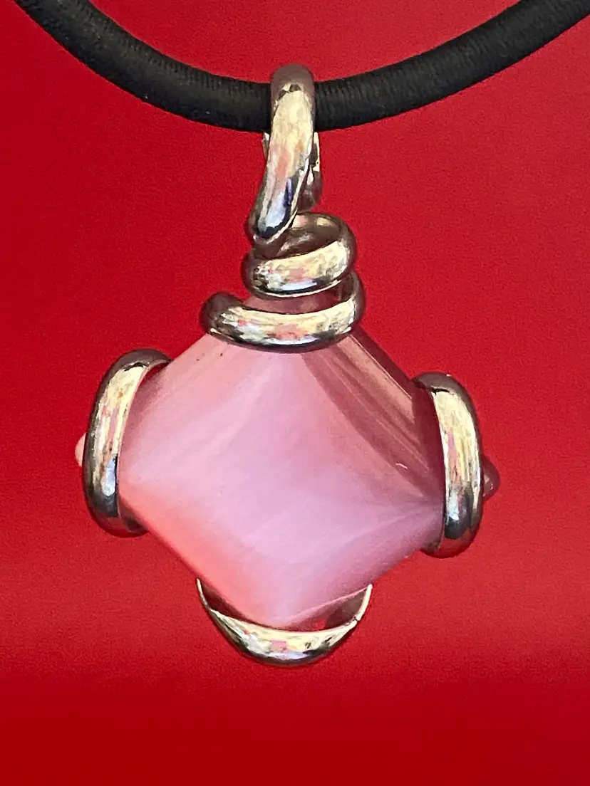 Shimmer Resin Square Charm Pendant