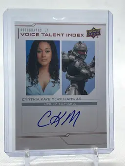Halo Cynthia Kaye McWilliams Autograph