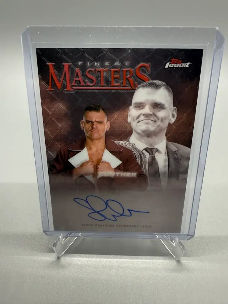 2025 WWE Finest Masters Auto Lot: Gunther, Chad Gable, & Kelani Jordan