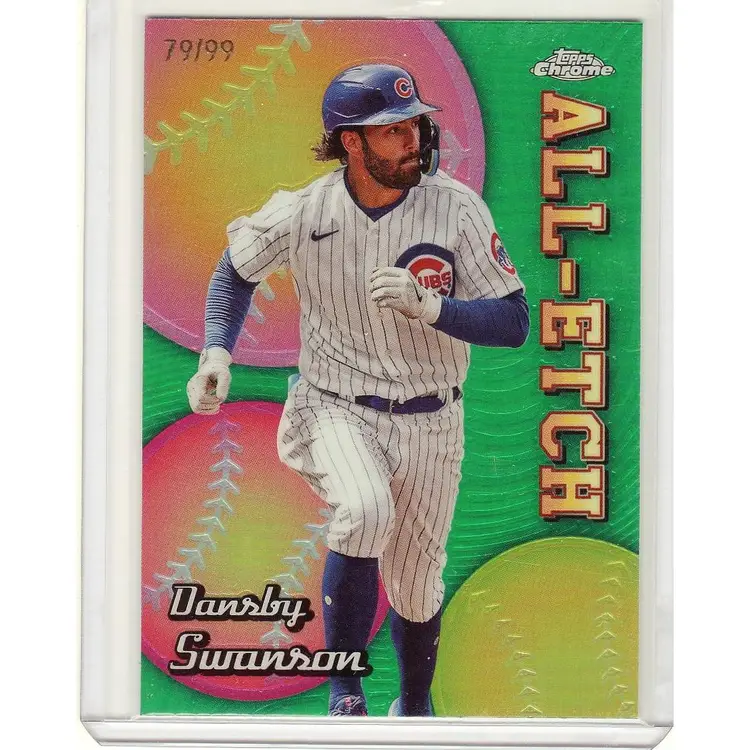 2024 Topps Chrome DANSBY SWANSON All-Etch green #79/99