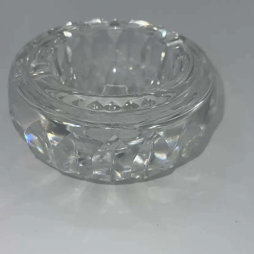 Waterford Cut Crystal Ashtray 2”x3.5” Made In Ireland