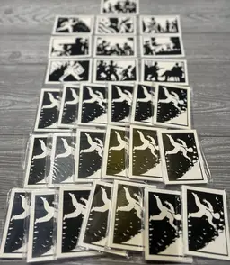 1991 Tuff Stuff Johnny Clem Diamond Edition Civil War Set Lot Of 20 Sets.