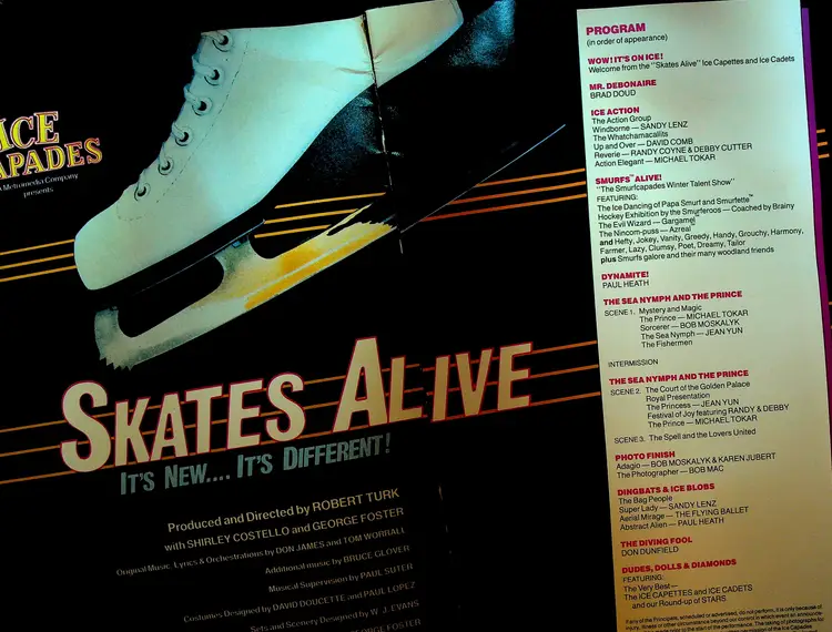 Ice Capades Presents Skates Alive Program 1982