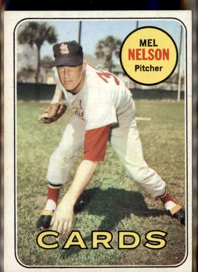 1969 Topps #181 Mel Nelson - (pk3) - St. Louis Cardinals
